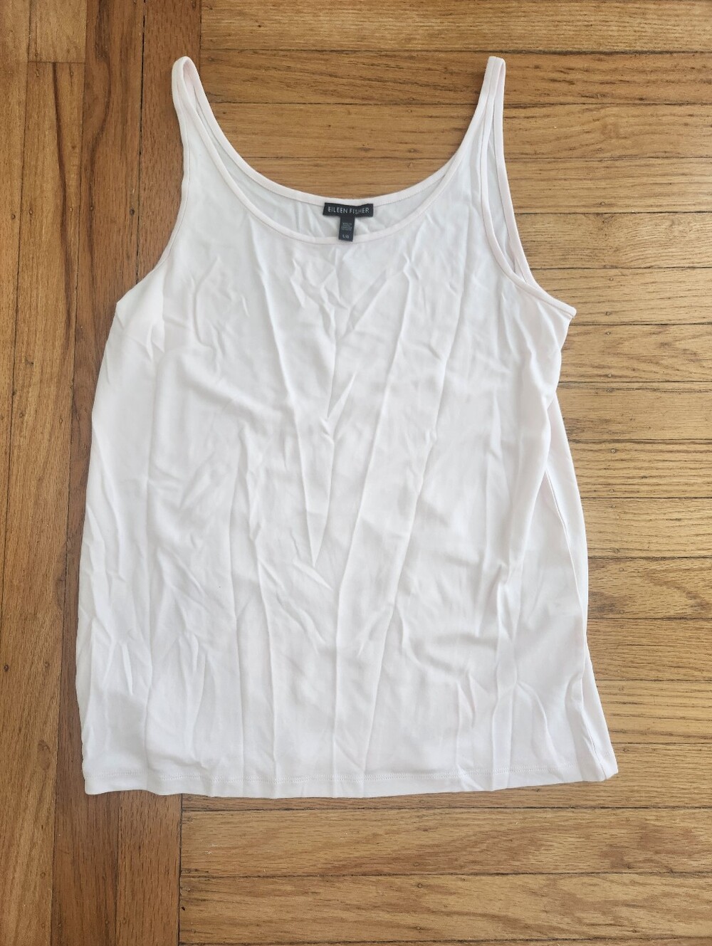 eileen fisher pink silk tank size large